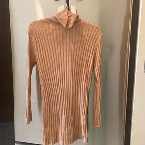 Blush turtleneck tunic